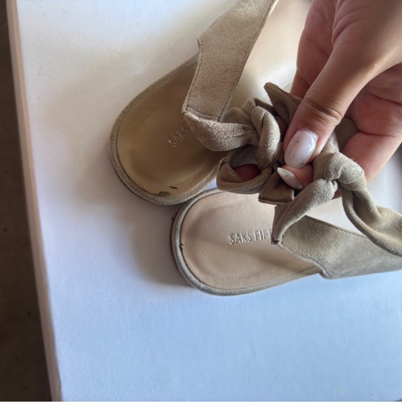 Saks fifth ave. Suede flats - Picture 3 of 6